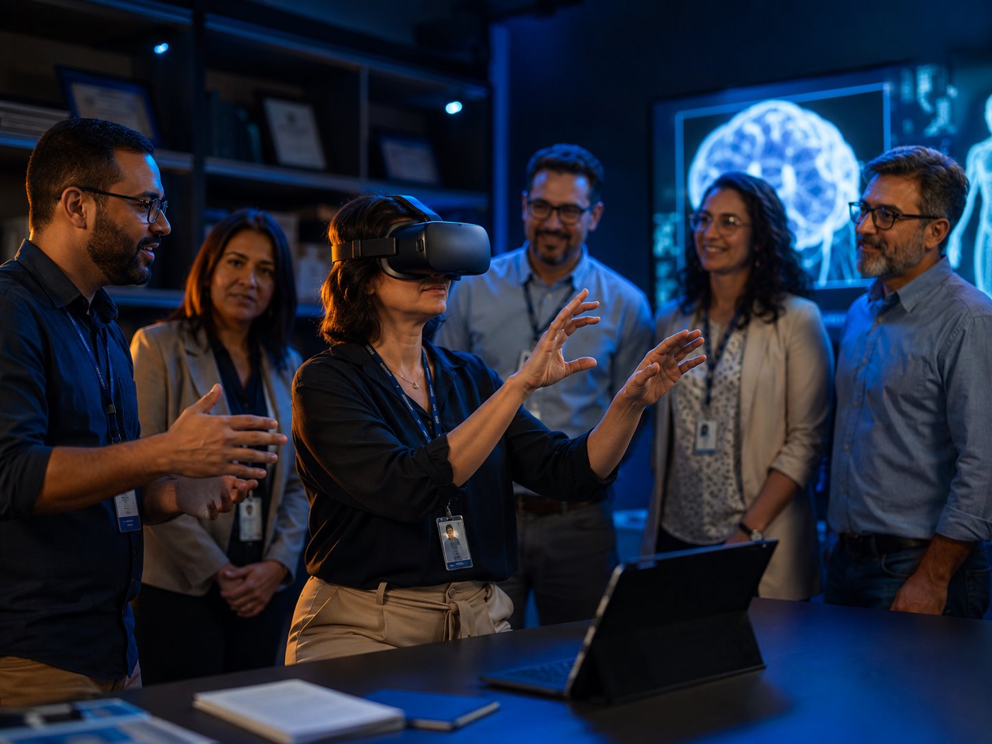 Demonstração presencial do Lince VR em São Paulo
